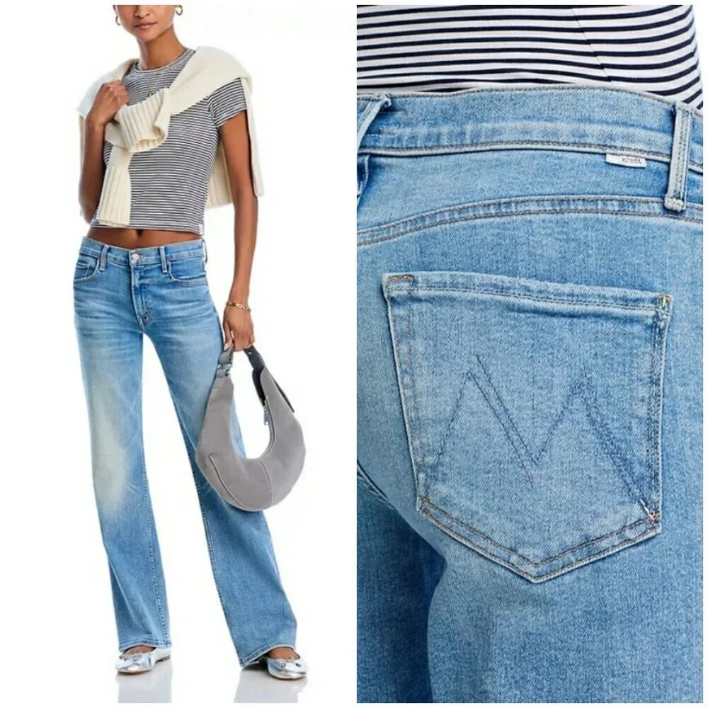 💕MOTHER💕 The Bookie Sneak Jeans ~ Eye Of The Tiger 29 NWOT - Picture 10 of 16